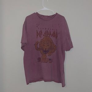 Urban Outfitters Graphic Tee Def Leppard